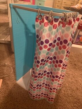 Kids Polka Dot Bath Robe Cover-Up - Pink, Purple & Aqua